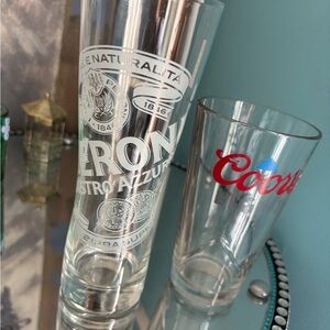 Beer glasses set vintage perfect
